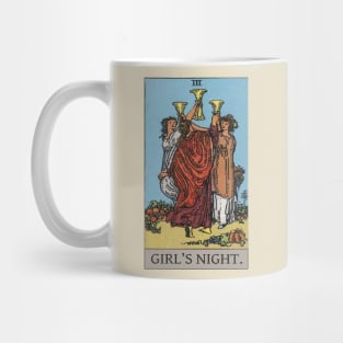 Tarot - 3 of Cups GIRL'S NIGHT Mug